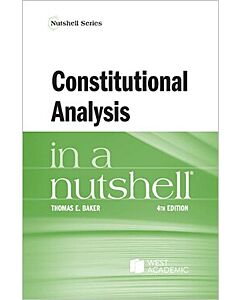 Law in a Nutshell: Constitutional Analysis 9798887860701