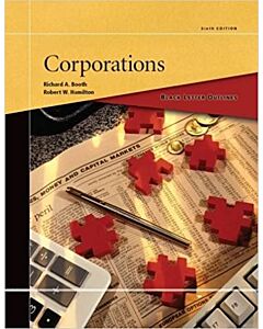 Black Letter Series: Corporations 9780314283245