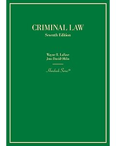 Hornbook on Criminal Law (Hornbook Series) 9781685612337