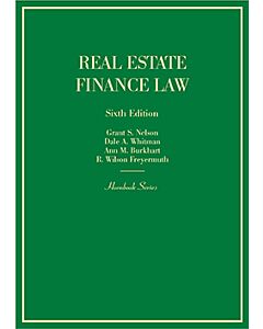Hornbook on Real Estate Finance Law (Hornbook Series) 9780314278326