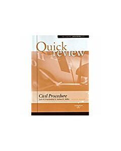 Sum & Substance Quick Review: Civil Procedure 9780314191175