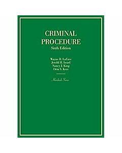 Hornbook on Criminal Procedure (Hornbook Series) 9781634603065