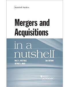 Law in a Nutshell: Mergers and Acquisitions 9780314280312