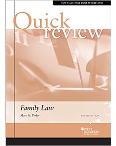 Sum & Substance Quick Review: Family Law 9781636592558