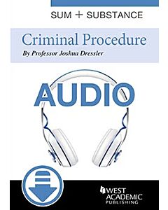 Sum and Substance Audio: Criminal Procedure (Instant Digital Access Code) 9781636591117