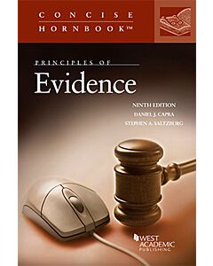 Principles of Evidence (Concise Hornbook Series) 9781636594606