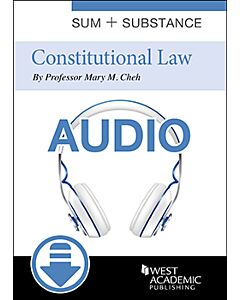 Sum and Substance Audio: Constitutional Law (Instant Digital Access Code Only) 9781685611774