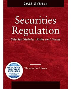 Securities Regulation: Selected Statutes, Rules and Forms 9798892090636