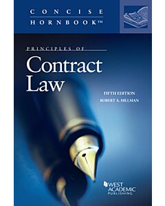 Principles of Contract Law (Concise Hornbook Series) 9781636590684