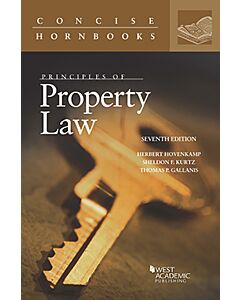 Principles of Property Law (Concise Hornbook Series) 9781634607018