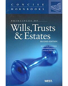 Principles of Wills, Trusts and Estates (Concise Hornbook Series) 9780314273574