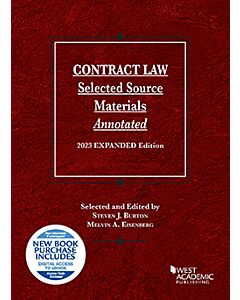 Contract Law, Selected Source Materials Annotated (Instant Digital Access Code Only) 9798887860923