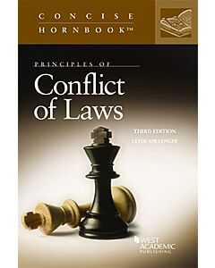 Principles of Conflict of Laws (Concise Hornbook Series) 9781642420999