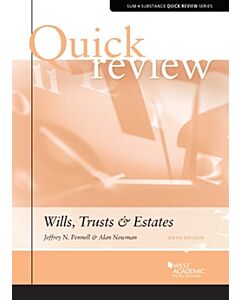 Sum & Substance Quick Review: Wills, Trusts & Estates 9781684675432