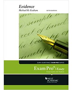 Exam Pro Essay Series: Evidence 9781684676972