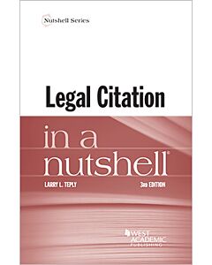 Law in a Nutshell: Legal Citation 9781647087487