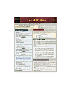 BarCharts: Legal Writing 9781423234777