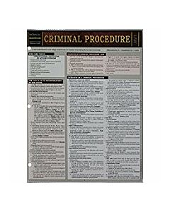 BarCharts: Criminal Procedure 9781423244165