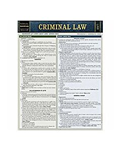 BarCharts: Criminal Law 9781423244158