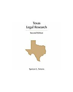 Texas Legal Research 9781611635621