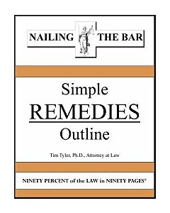 Nailing the Bar Series: Simple Remedies Outline 9781936160303