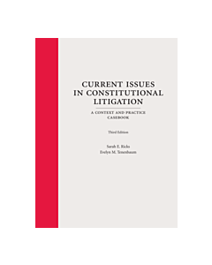 Current Issues in Constitutional Litigation: A Context and Practice Casebook 9781531019181