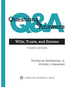 Questions & Answers: Wills, Trusts & Estates 9781531024239