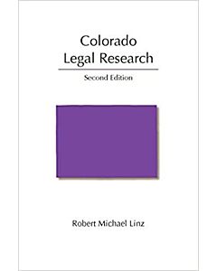 Colorado Legal Research 9781531010126