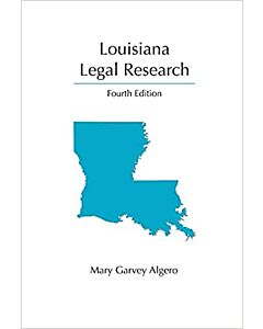 Louisiana Legal Research 9781531020880