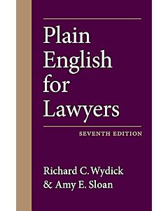 Plain English for Lawyers 9781531023492