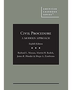 Civil Procedure: A Modern Approach (American Casebook Series) (Rental) 9781636596020