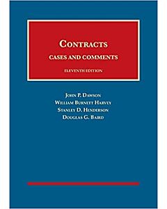 Contracts, Cases and Comments (University Casebook Series) (Instant Digital Access Code Only) 9781647086275