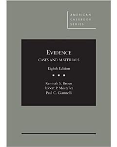 Evidence (American Casebook Series) (Instant Digital Access Code Only) 9781684670802