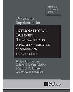 Documents Supplement for International Business Transactions 9781684672004