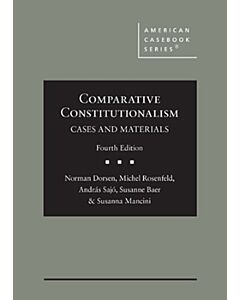 Comparative Constitutionalism: Cases and Materials (American Casebook Series) 9781684675500