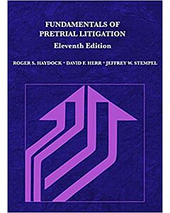 Fundamentals of Pretrial Litigation (Used) 9781642428506