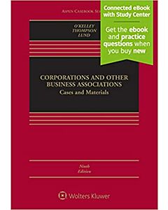 Corporations & Other Business Associations (w/ Connected eBook with Study Center) 9781543825923
