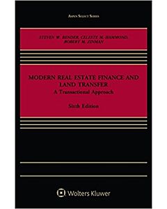 Modern Real Estate Finance and Land Transfer (Used) 9781454898115