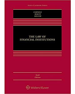 The Law of Financial Institutions (w/ Connected eBook) (Rental) 9781543819748