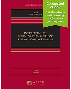 International Business Transactions (w/ Connected eBook) 9781543858778