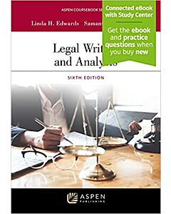 Legal Writing and Analysis (Connected eBook with Study Center + Connected Quizzing) (Instant Digital Access Code Only) 9798889067351