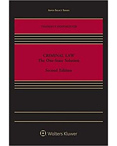 Criminal Law: The One-State Solution 9781454898139