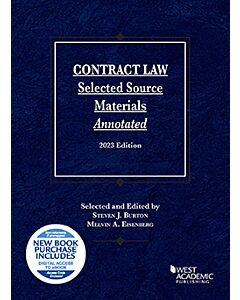 Contract Law, Selected Source Materials Annotated (Instant Digital Access Code Only) 9798887860916