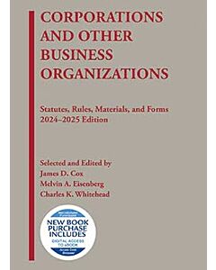 Corporations and Other Business Organizations, Statutes, Rules, Materials, and Forms 9798892090841