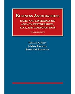 Business Associations, Cases and Materials on Agency, Partnerships, LLCs, and Corporations - CasebookPlus (University Casebook Series) (Instant Digital Access Code Only) 9781636594323