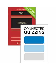 Contracts: Cases and Doctrine (Connected eBook with Study Center + Connected Quizzing) (Instant Digital Access Code Only) 9781543844924