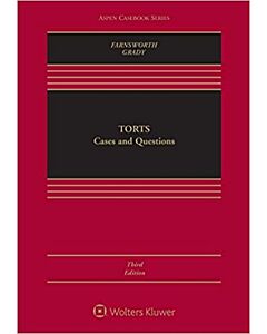 Torts: Cases and Questions (Connected eBook with Study Center + Connected Quizzing) (Instant Digital Access Code Only) 9781543849202