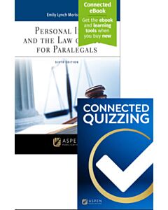Personal Injury and the Law of Torts for Paralegals (Connected eBook + Connected Quizzing) (Instant Digital Access Code Only) 9798892076470