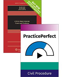 Civil Procedure: Cases and Problems (Connected eBook with Study Center + PracticePerfect) (Instant Digital Access Code Only) 9781543843750