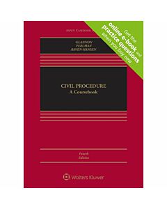 Civil Procedure: A Coursebook (Connected eBook with Study Center + PracticePerfect) (Instant Digital Access Code Only) 9781543843798